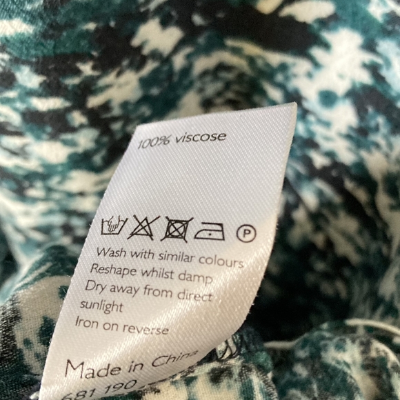 Kin Women's Patterned Dress - Size 16 - Pockets & Zip Fastening - Picture 7 of 11